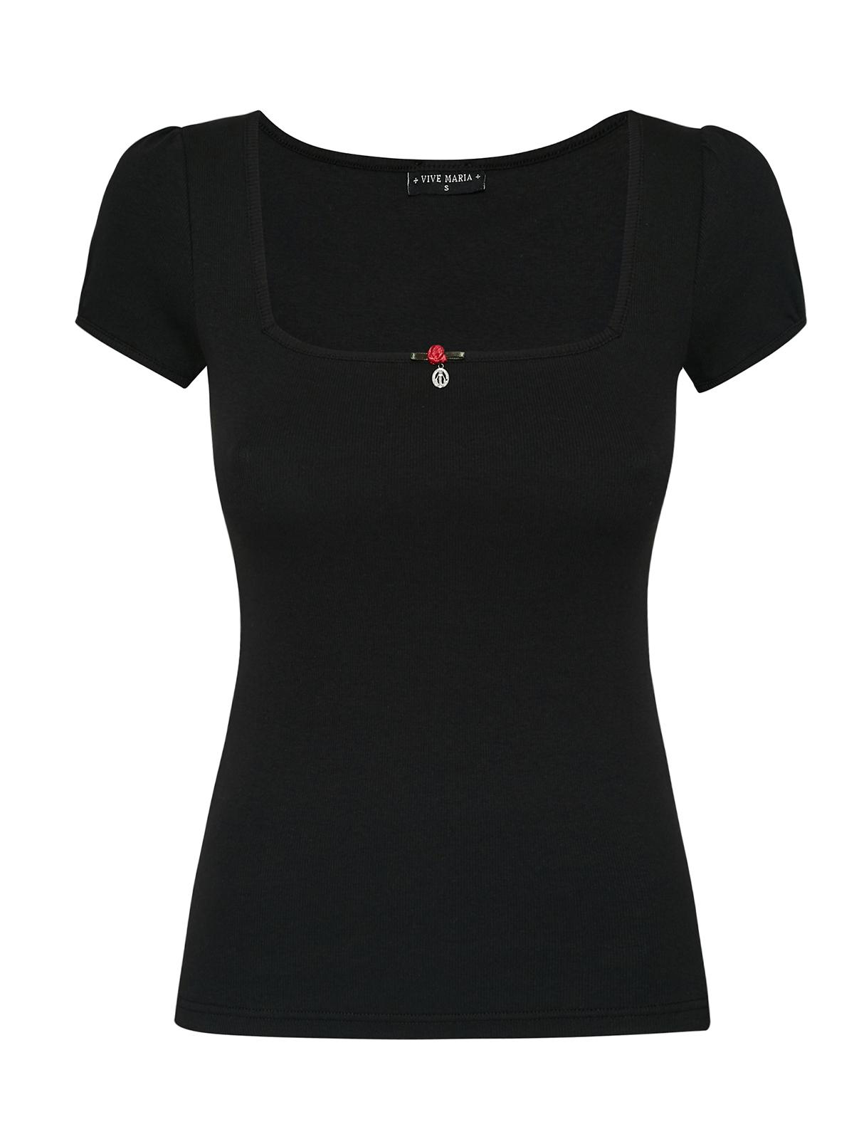 Vive Maria Black Girl Rib Shirt black