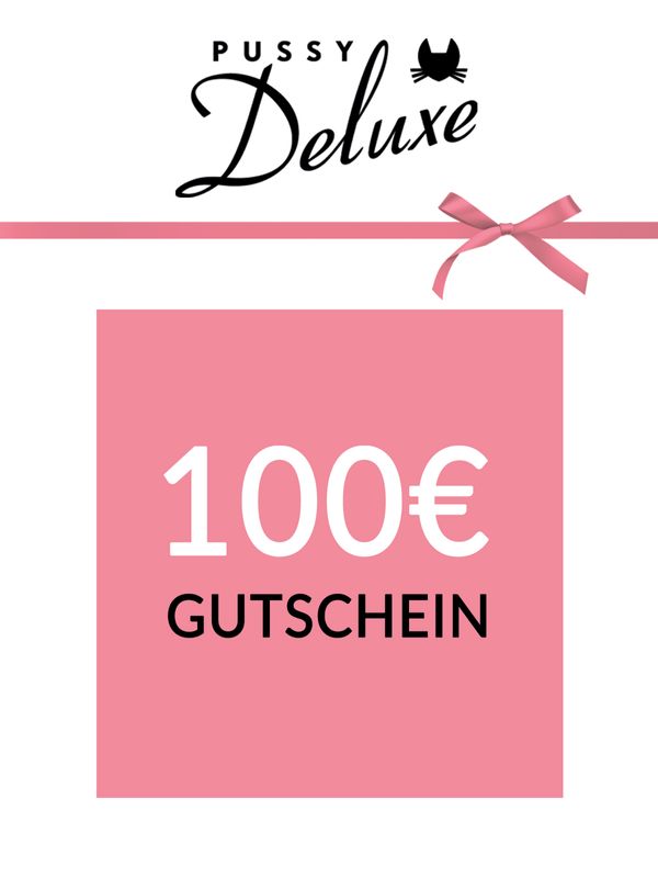 Nastrovje Potsdam Pussy Deluxe Geschenkgutschein 100 EUR deutsch