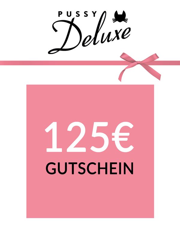 Nastrovje Potsdam Pussy Deluxe Geschenkgutschein 125 EUR deutsch