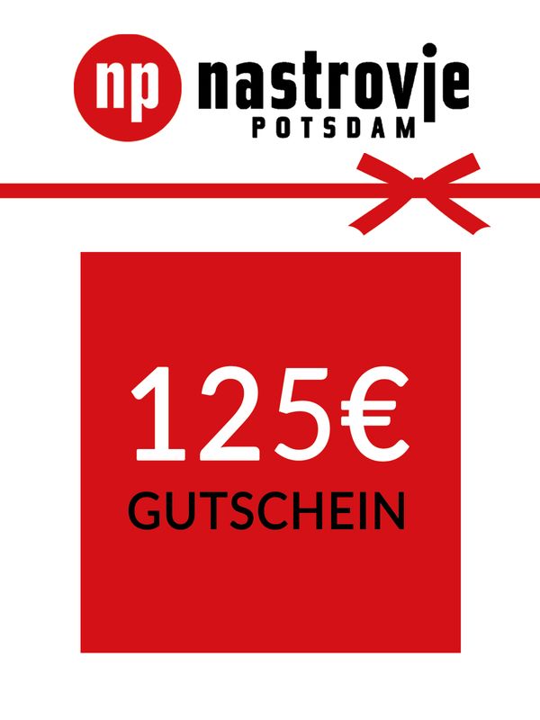 Nastrovje Potsdam Nastrovje Potsdam Geschenkgutschein 125 EUR deutsch