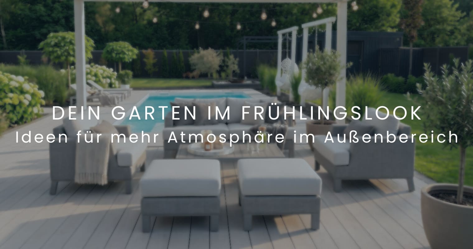 Garten frühlingshaft dekorieren: 5 einfache Ideen für draußen