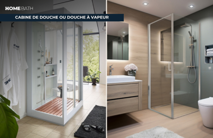 Douche à vapeur vs. cabine de douche : quelle expérience de douche te convient ?