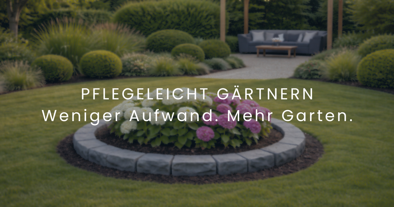 Pflegeleichten Garten gestalten