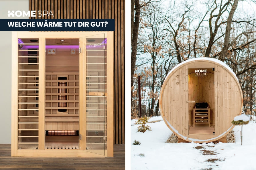 Sauna vs. Infrarotkabine – Welche Wellnesslösung passt zu dir?