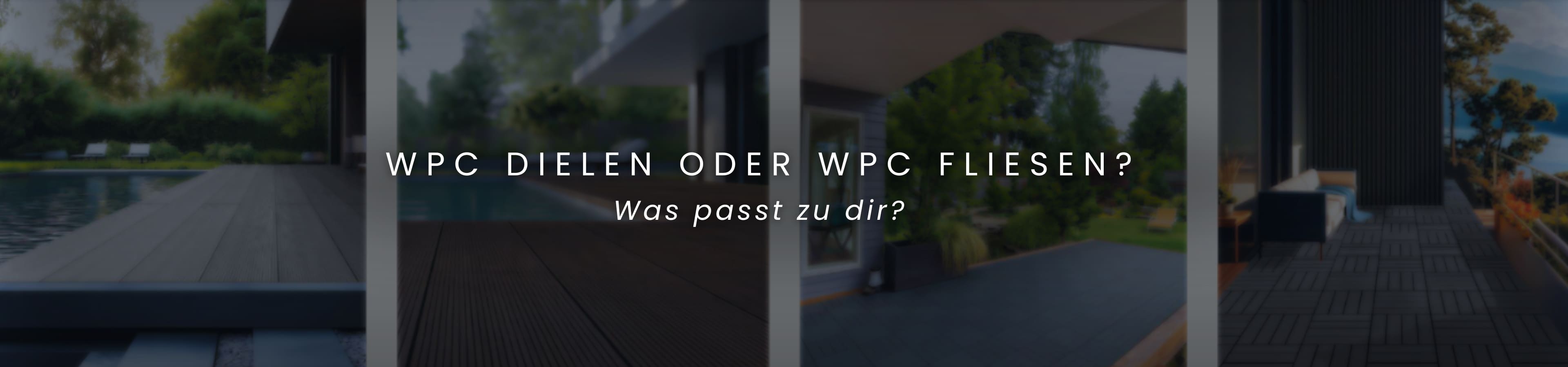 WPC Dielen oder WPC Fliesen: Was passt besser zu deinen Außenbereich?