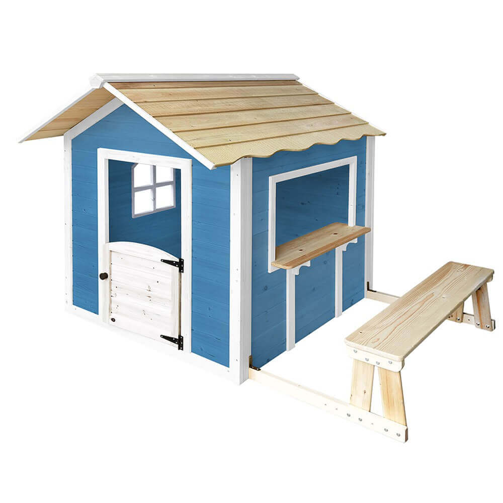 Playhouse THE GREAT PALACE - Blue with bench 2