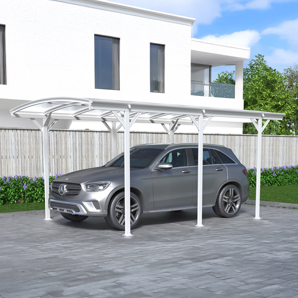 Home Deluxe Cochera de diseño FALO - 505 x 300 cm blanco
