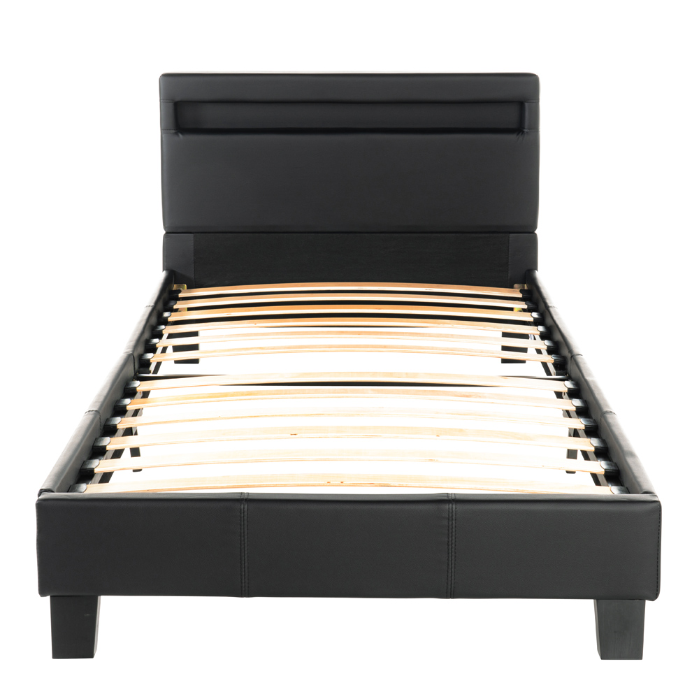 LED-bed ASTRO - 90 x 200 cm zwart 2