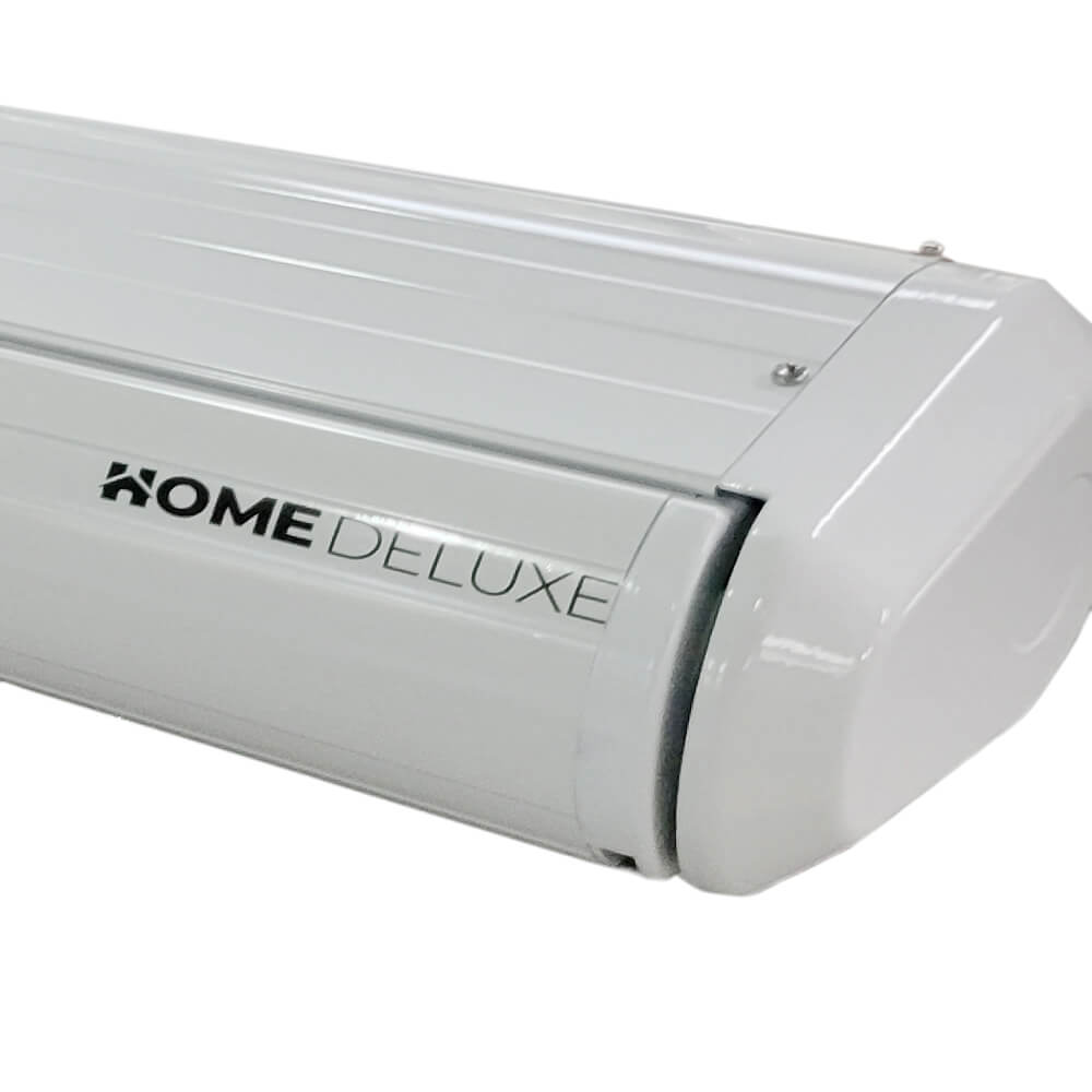 LED Vollkassettenmarkise Markise Terrasse Überdachung SandMarineblau Windsensor