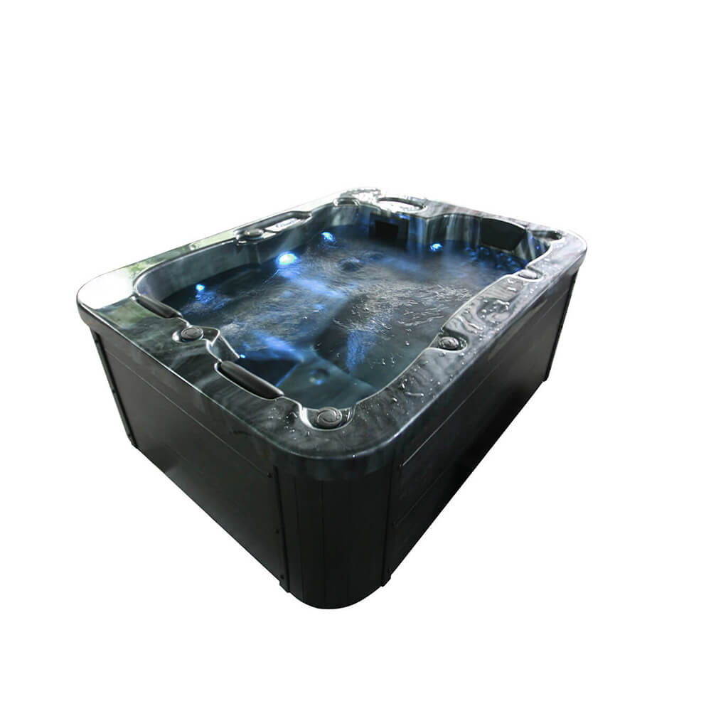 Buitenwhirlpool ZWART MARMER PURE 2
