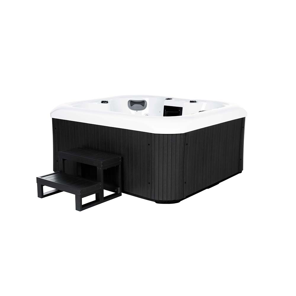 Banheira de hidromassagem exterior SEA STAR - com degraus e cobertura térmica 2