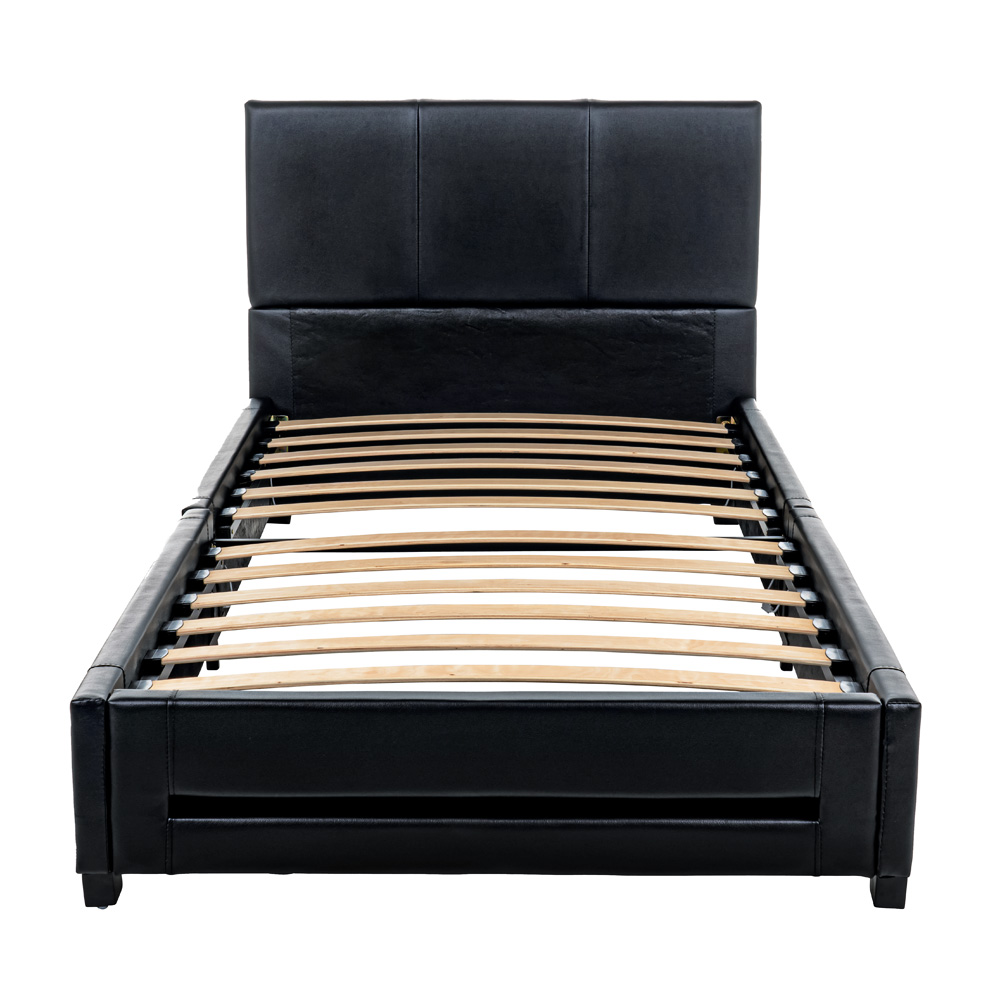 LED-bed ASTEROID - 90 x 200 cm zwart 2