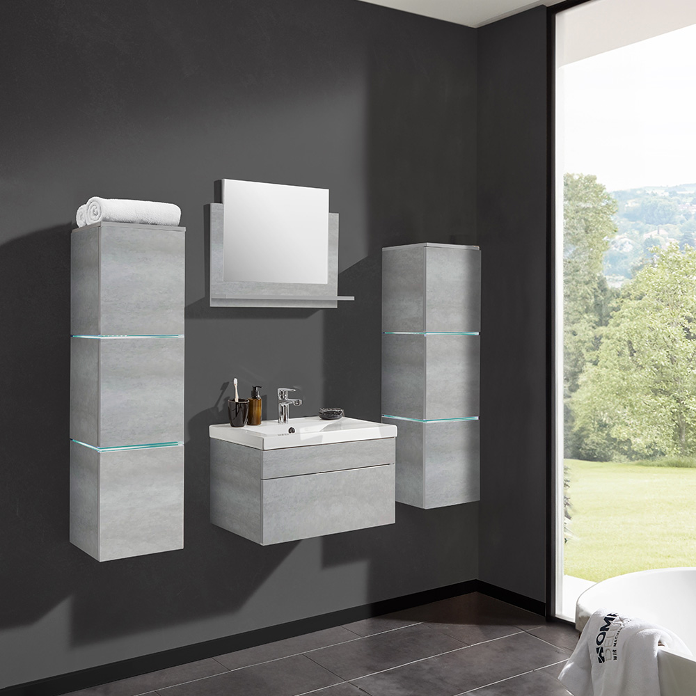 Bathroom furniture WANGEROOGE - XL grey