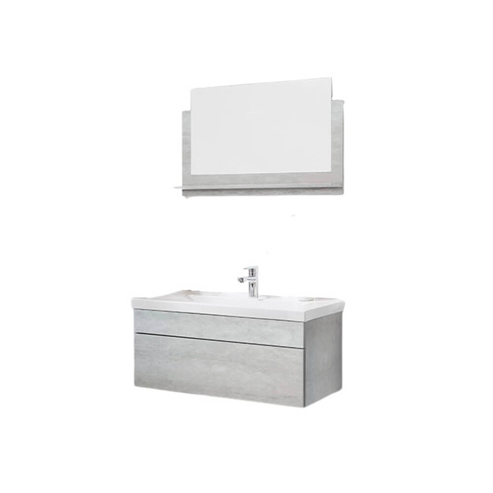 Badmöbel WANGEROOGE BIG - M Grau 2