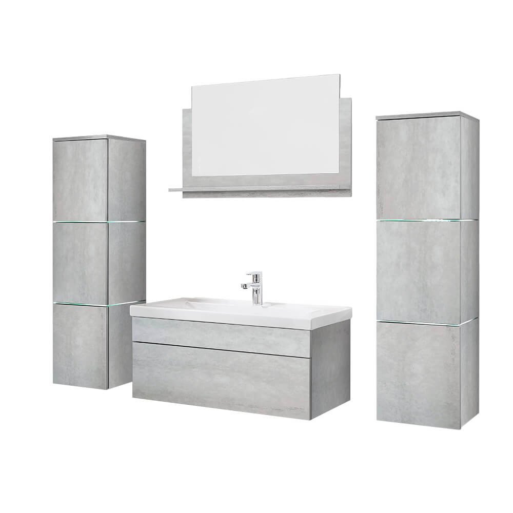 Badeværelsesmøbler WANGEROOGE BIG - XL Grey 2