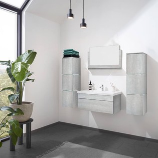 Meuble de salle de bain WANGEROOGE BIG - XL gris 1