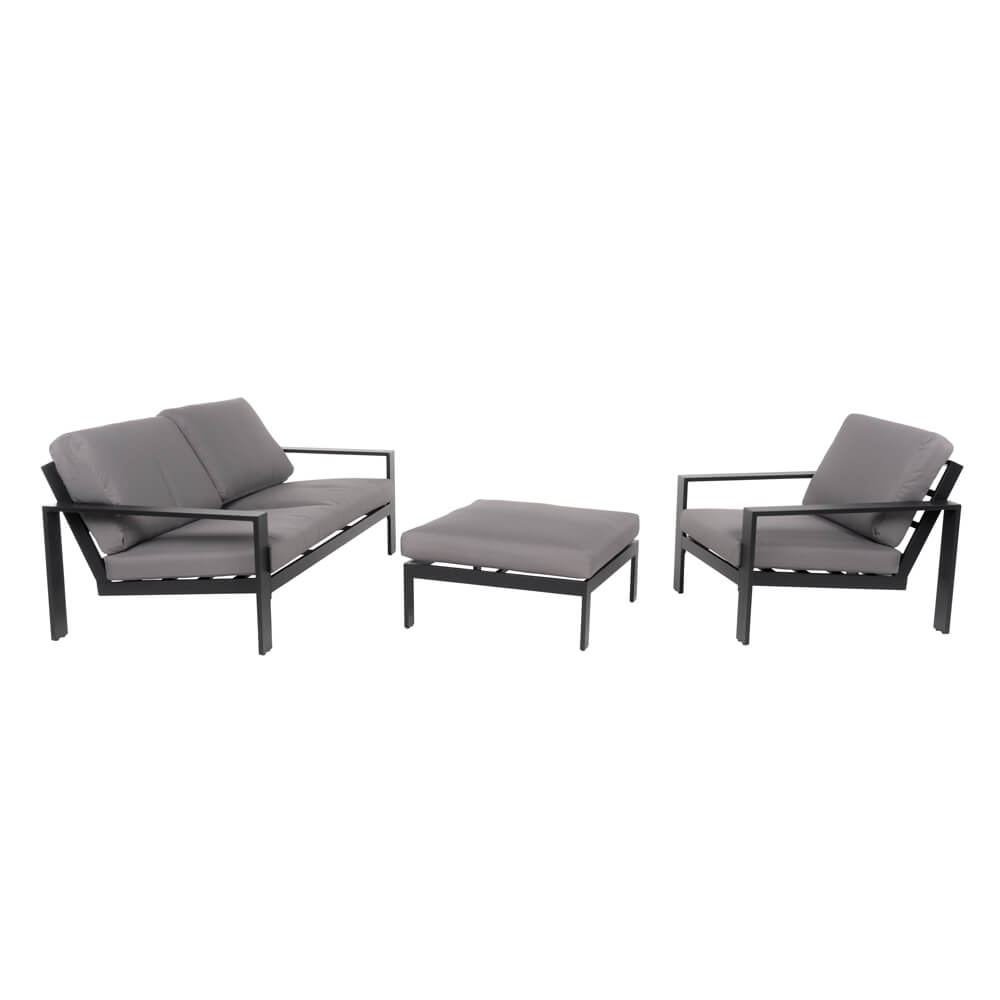 Salon de jardin aluminium RIO - M 2