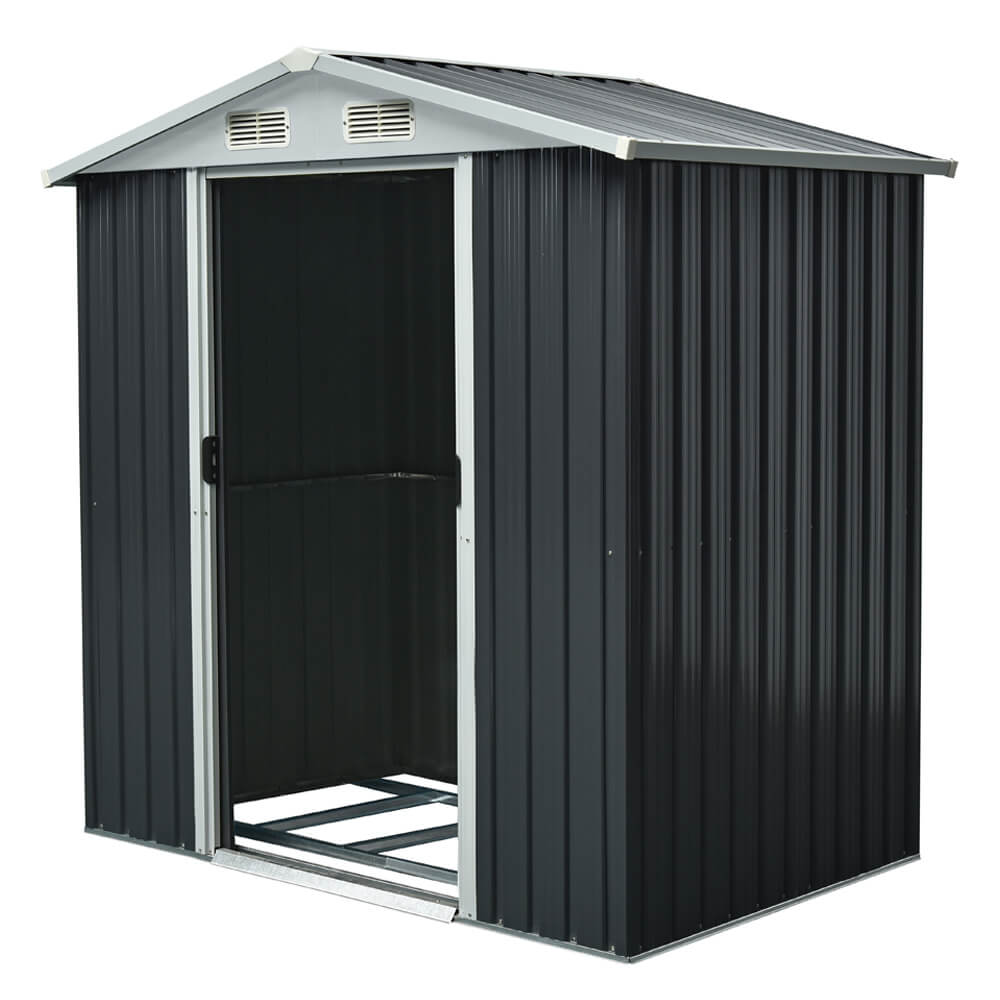 Home Deluxe Cobertizo para herramientas de acero galvanizado BOHIO L - 204 x 186 cm 4