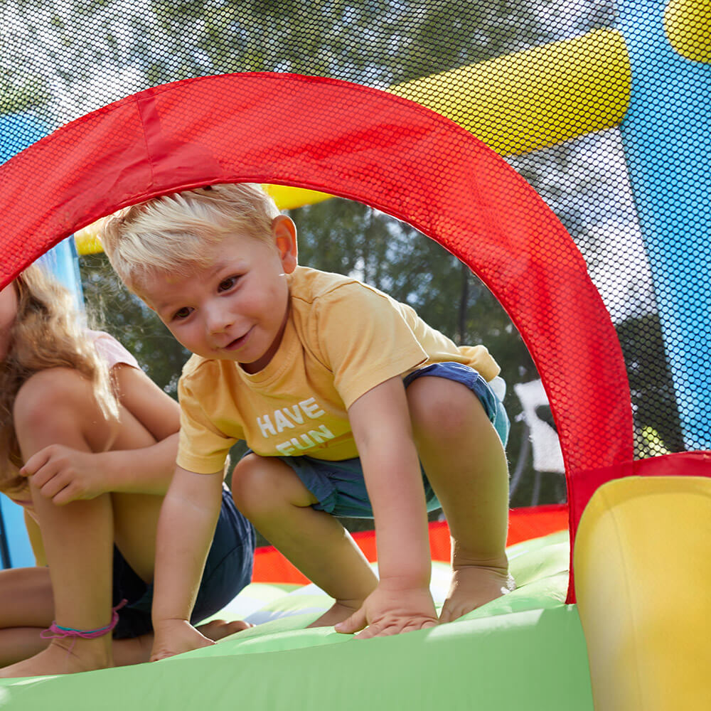 Home Deluxe Castillo hinchable con tobogán y piscina de bolas FABI 4