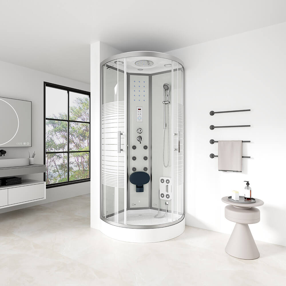 WHITE PEARL shower enclosure - 100 x 100 cm