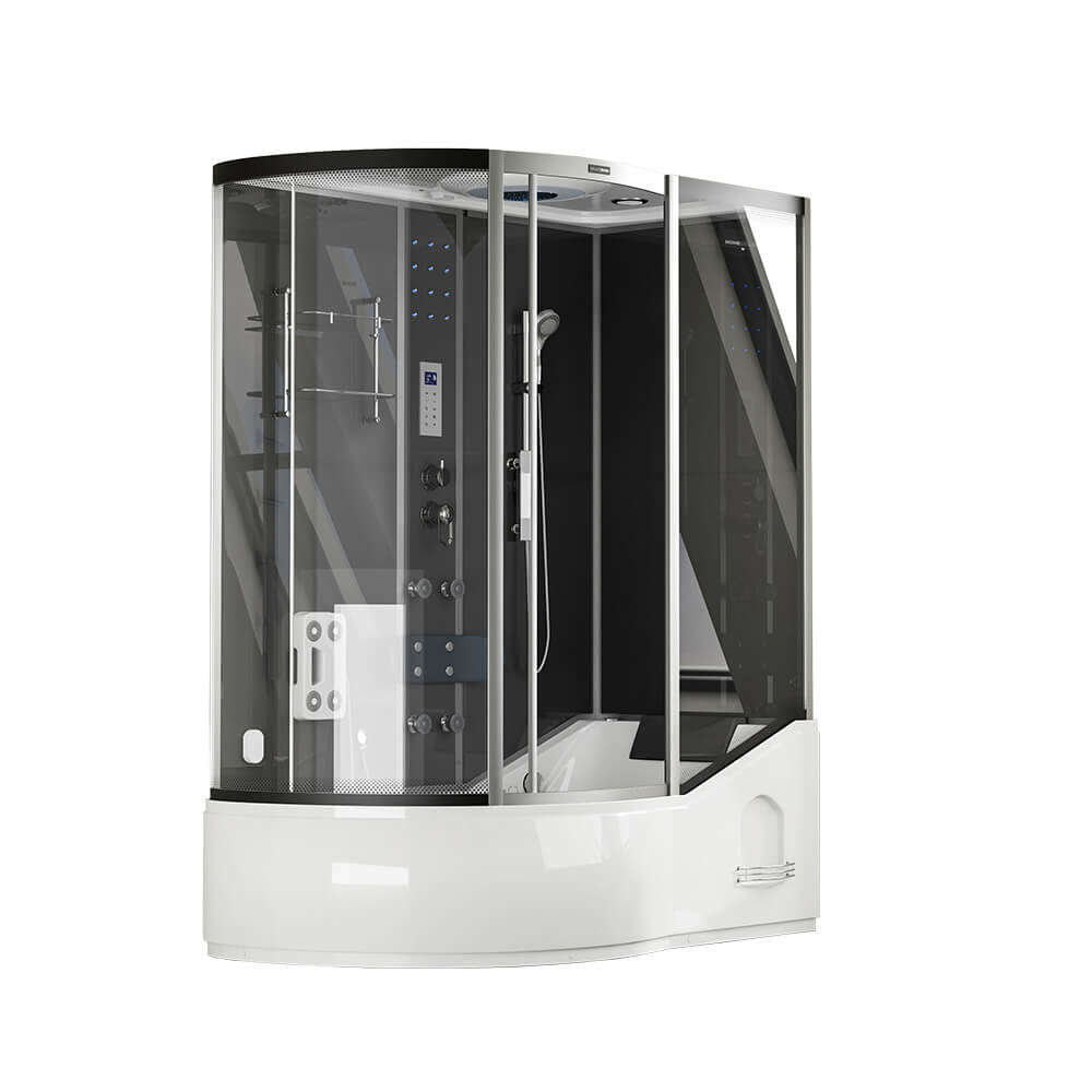 Ducha de vapor ALLIN 4IN1 - izquierda negra 2
