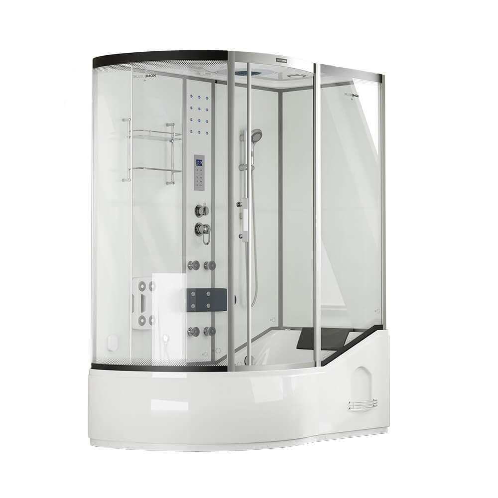 Ducha de vapor ALLIN 4IN1 - izquierda blanca 2