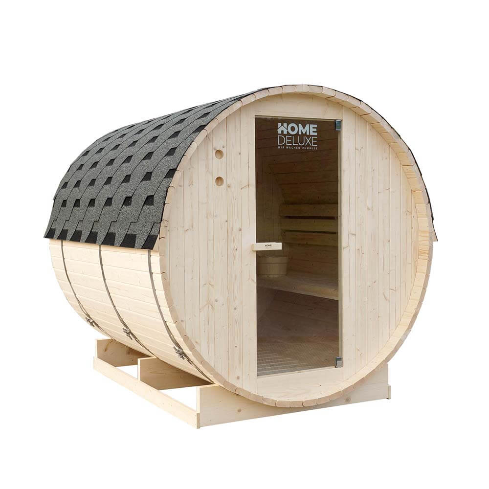 Sauna extérieur à tonneau LAHTI - XL 2