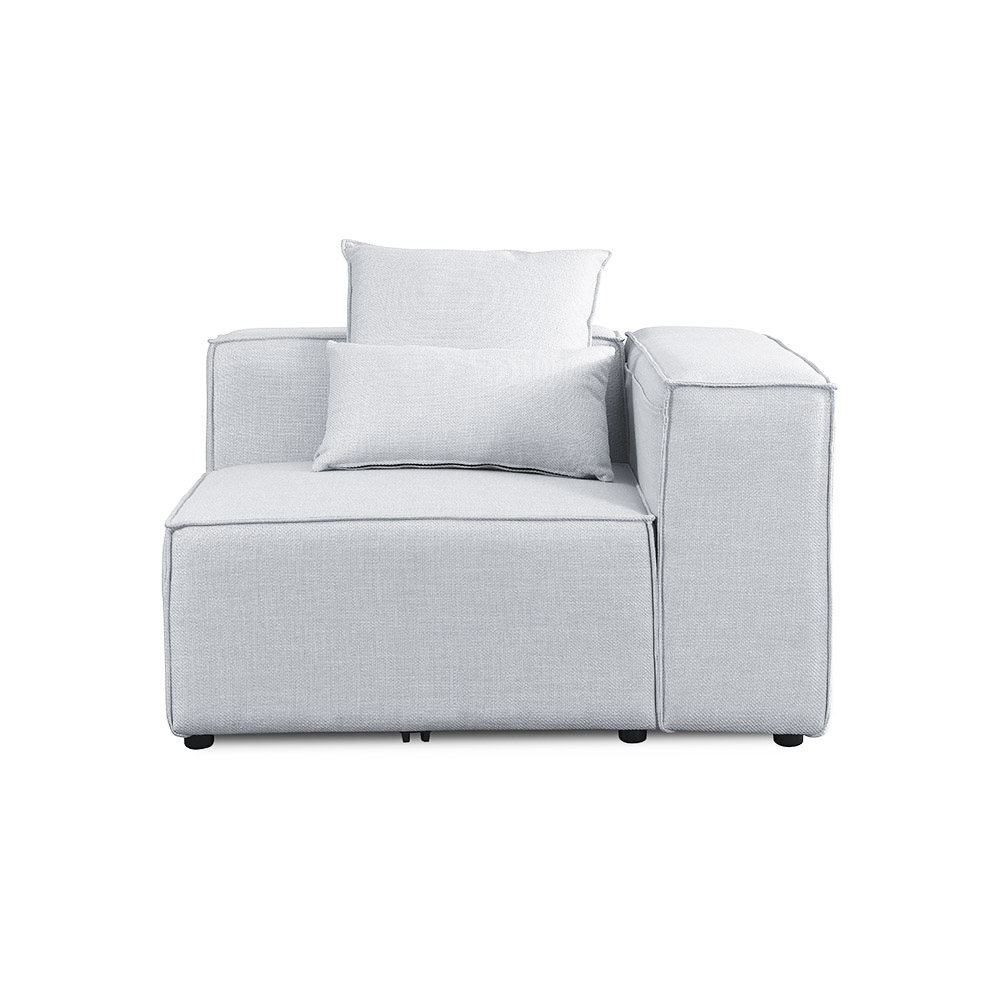 Modular sofa VERONA Right corner sofa - Light gray