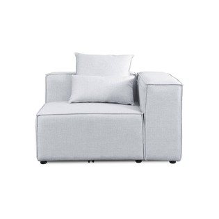 Modulares Sofa VERONA Rechtes Ecksofa - Hellgrau 1