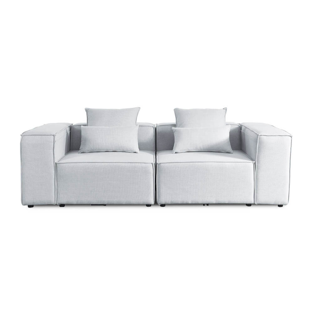 Modulaire bank VERONA - S lichtgrijs 2