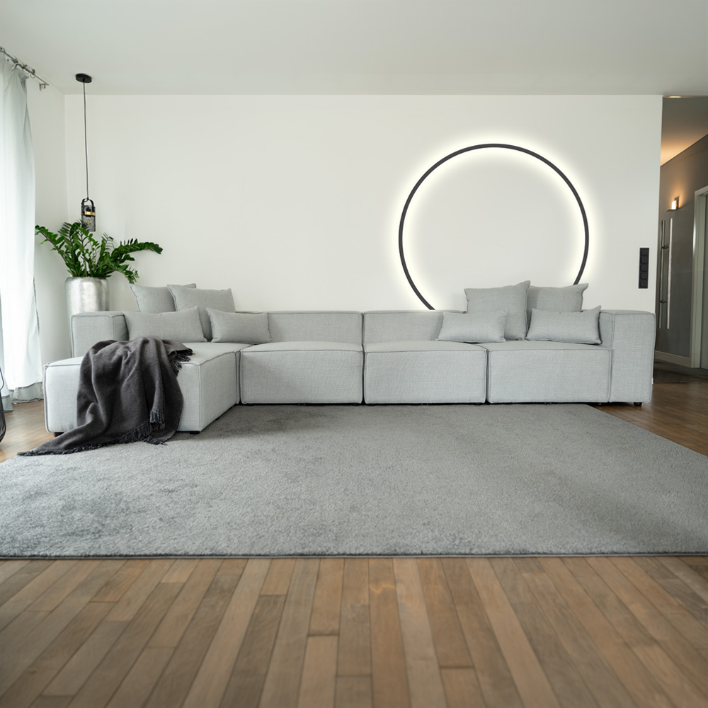 Modulares Sofa VERONA - XL Hellgrau