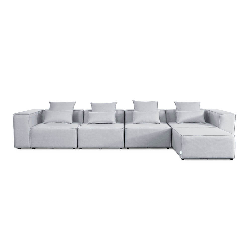 Modulaire bank VERONA - XL lichtgrijs 2
