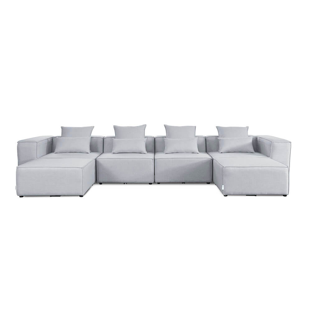 Modulaire bank VERONA - XXL lichtgrijs 2