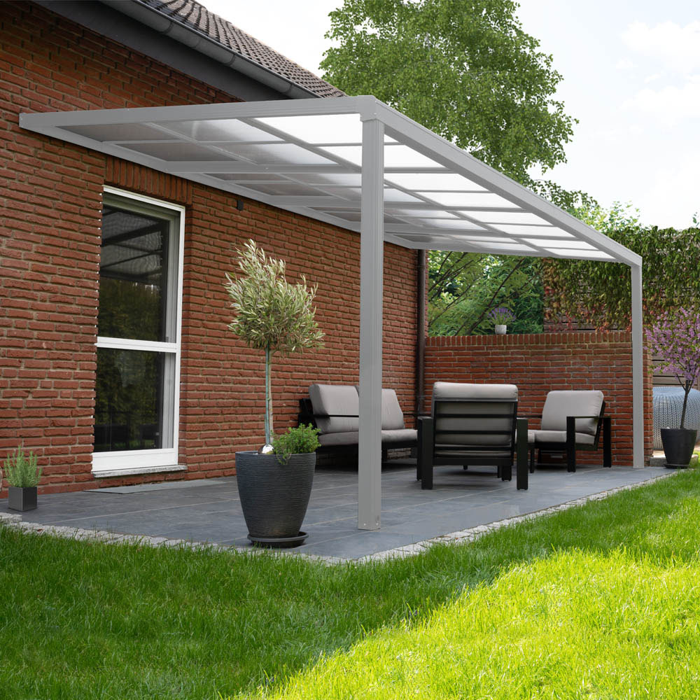 Patio cover SOLIS DELUXE - 290 x 295 x 233 / 272 cm white