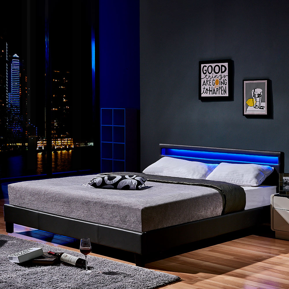 LED bed ASTRO - 180 x 200 cm color selection