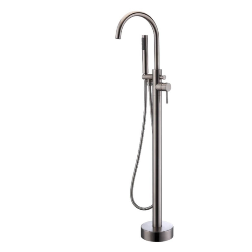Rubinetto da terra di design MOON – Cromo 2