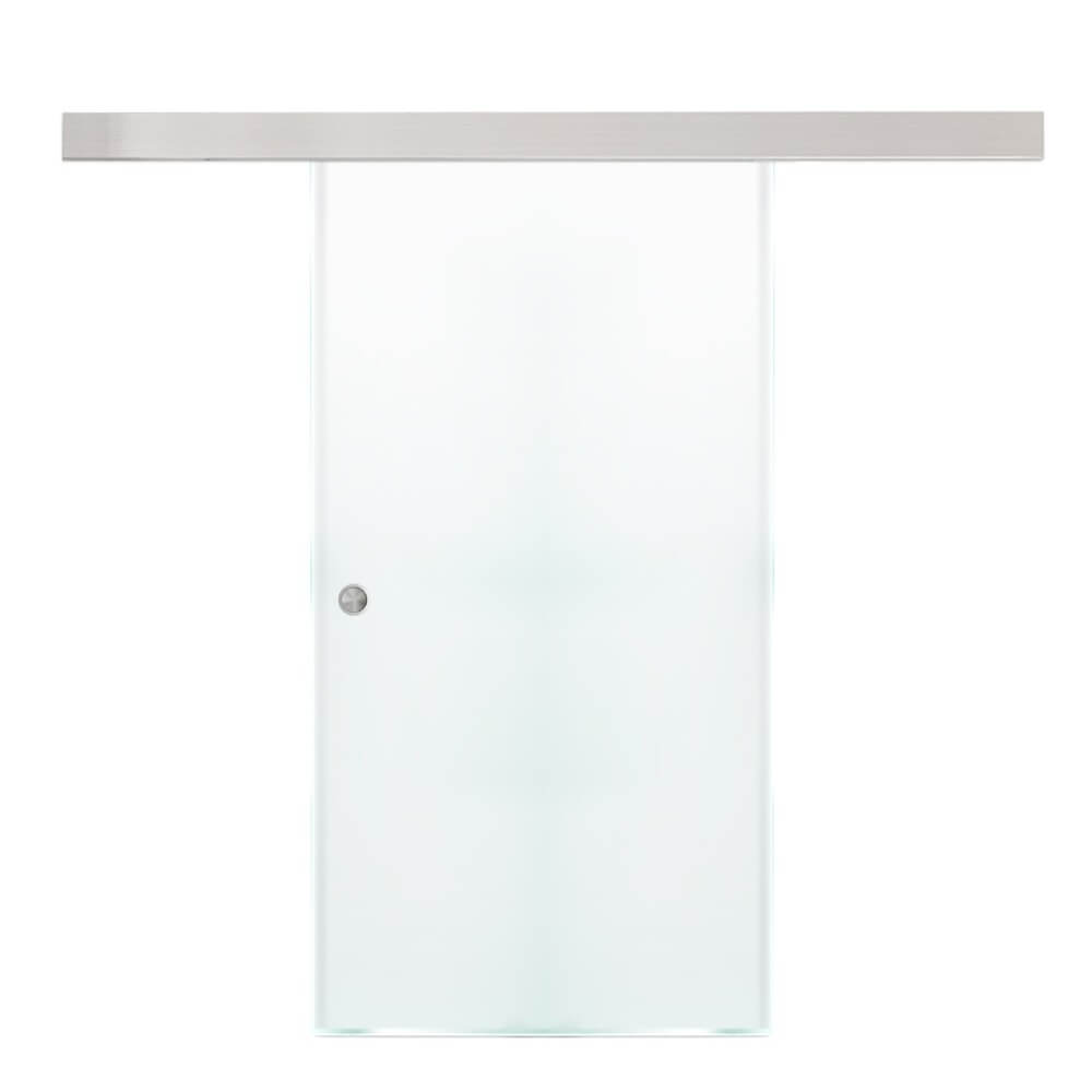 Porta scorrevole in vetro SAPHIR – vetro satinato 205 x 90 cm 2