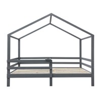Kinderbett WOLKENLAND mit Schubladen – 90 x 200 cm Grau