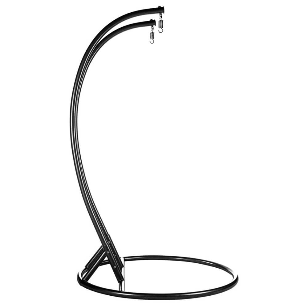 Home Deluxe Armazón para silla colgante de poliratán TORUS - negro