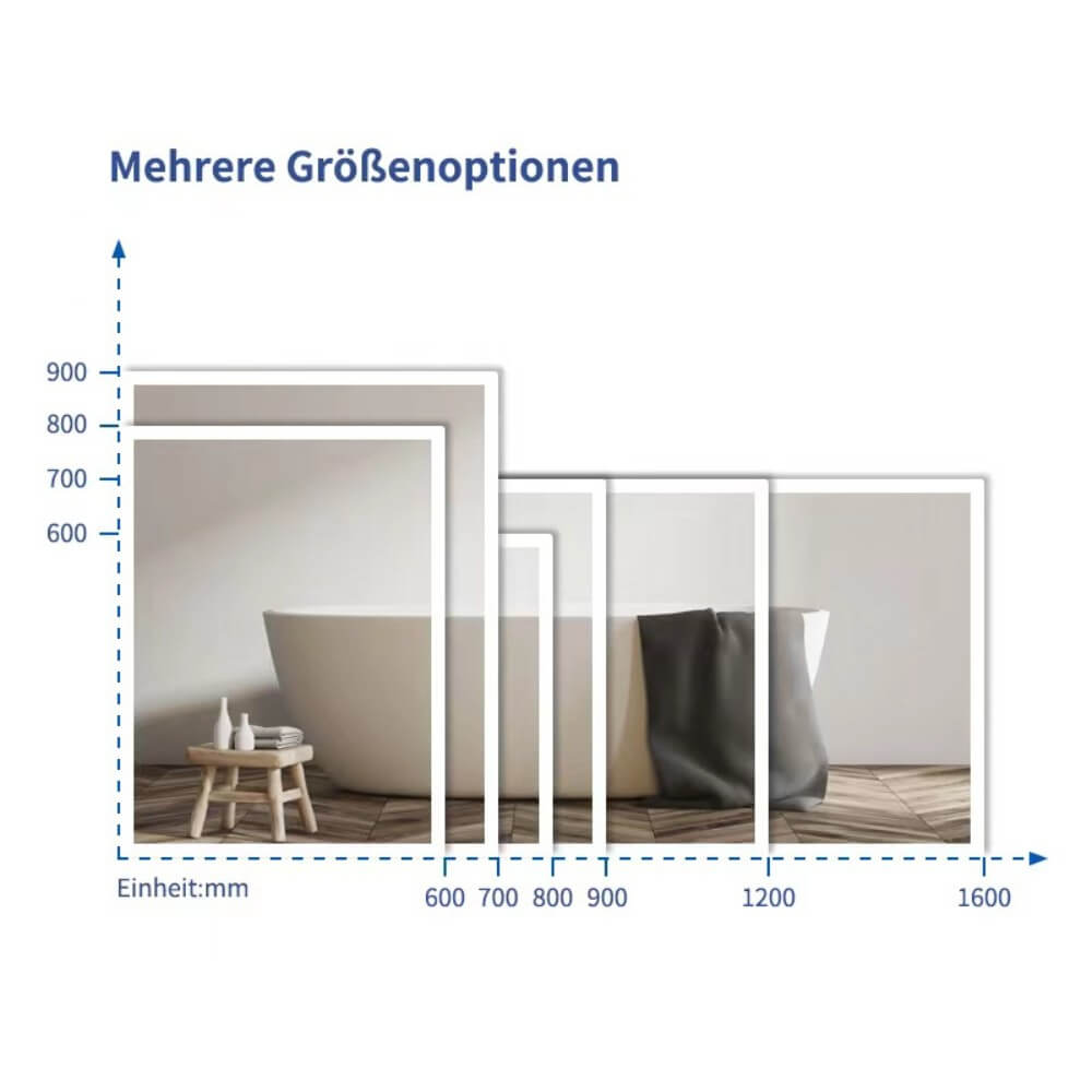 Home Deluxe Espejo LED rectangular NOLA - 60 x 80 cm 4