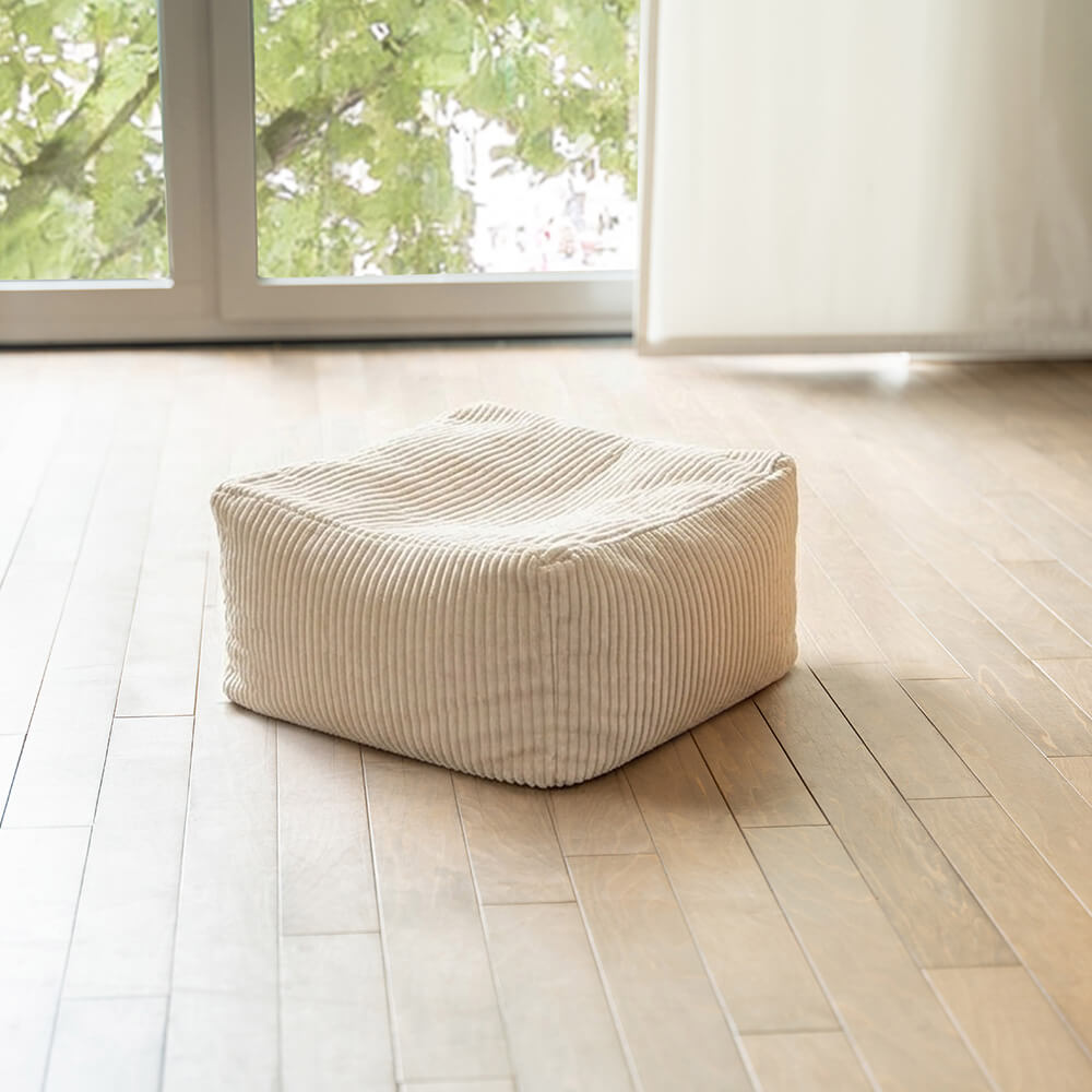 Home Deluxe Taburete COZY beanbag - Beige