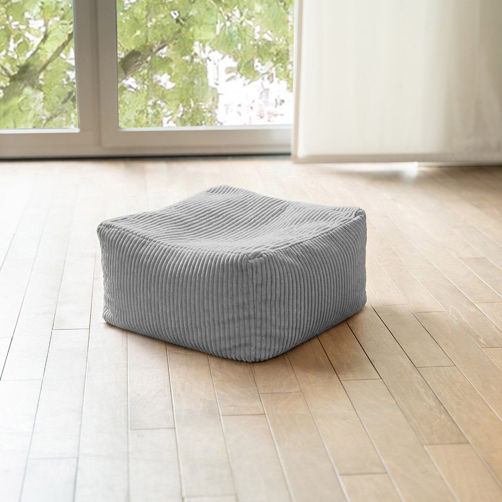 Home Deluxe Puf COZY - gris claro