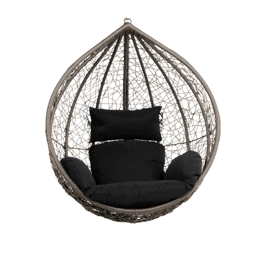 Polyrotan hangstoel CIELO - Alleen zwarte mand 2