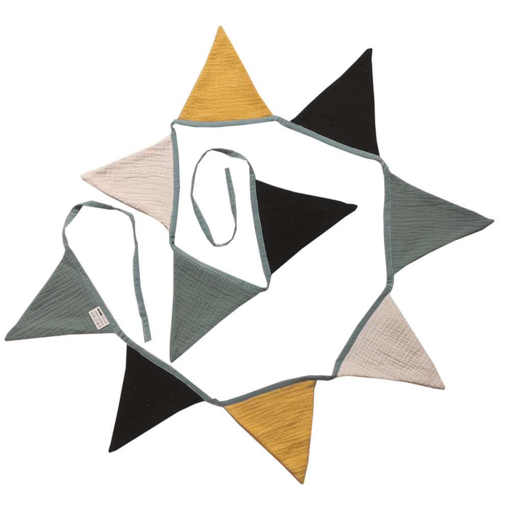Mussola con catena di stendardi LINDO Khaki 2