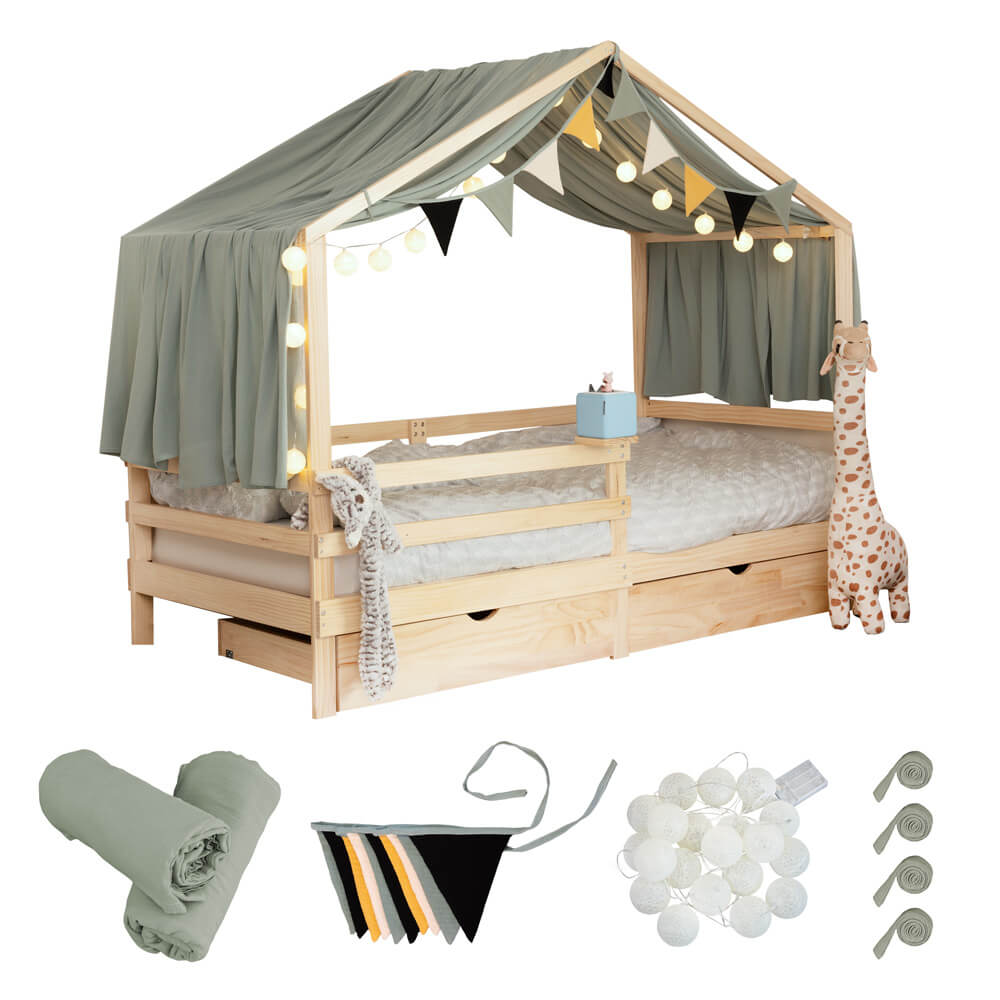Set decorazione letto per bambini VELINDO Khaki 2