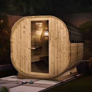 Outdoor Sauna CUBE XL 1