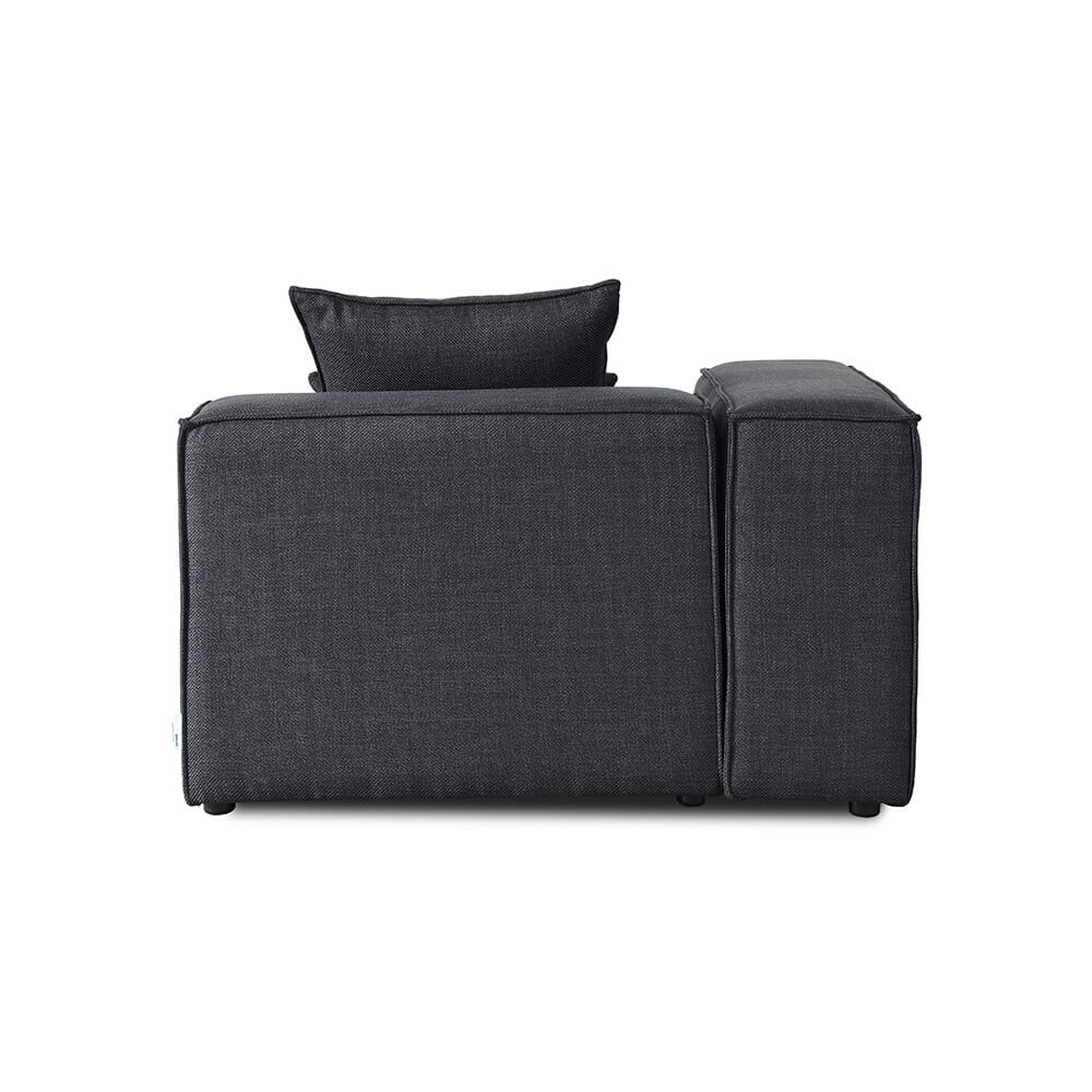 Canapé modulable VERONA Canapé d'angle gauche - Anthracite 2