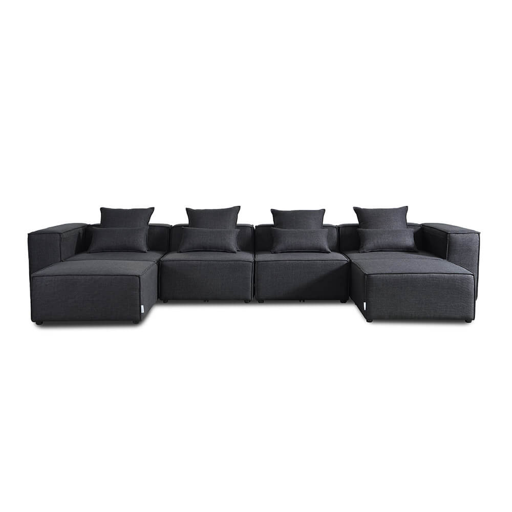 Modulaire bank VERONA - XXL antraciet 2