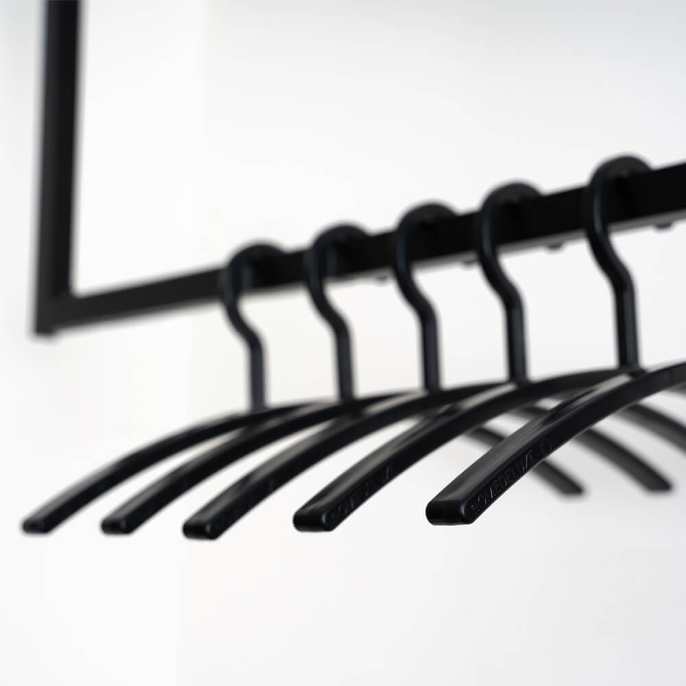 Clothes hanger RACK black - quantity selection 2