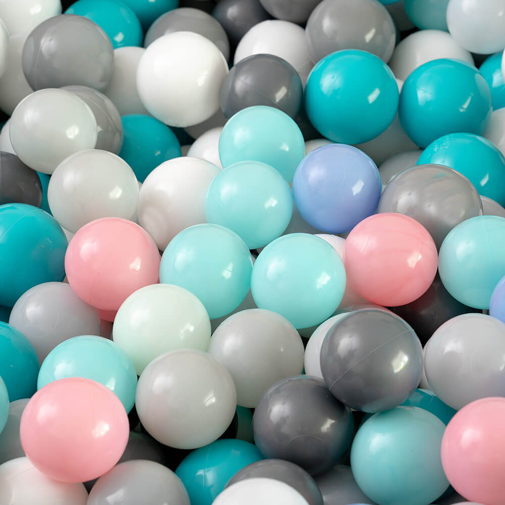 Home Deluxe Pelotas de juego para piscina de bolas SPIN – 600 piezas en color pastel